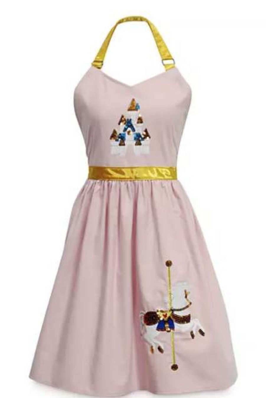 Accessories * | Disney Apron For Adults Carrousel Horse