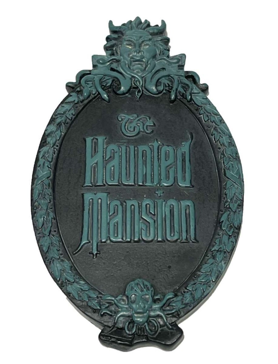 Magnets * | Disney Magnet The Haunted Mansion Logo Sign