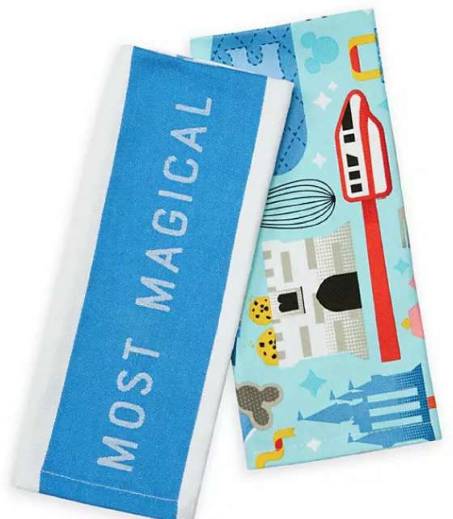 Accessories * | Disney Kitchen Towel Set Most Magical Place Mousewares