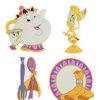 Magnets * | Disney Magnet Set Beauty And The Beast Set Of 4