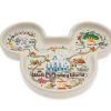 Glassware * | Disney Trinket Dish Mickey Mouse Icon Disney Park Life