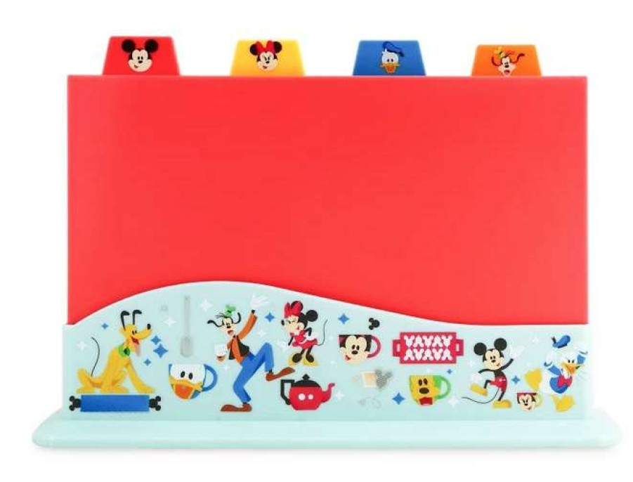 Accessories * | Disney Cutting Board Set Mickey And Friends Mousewares