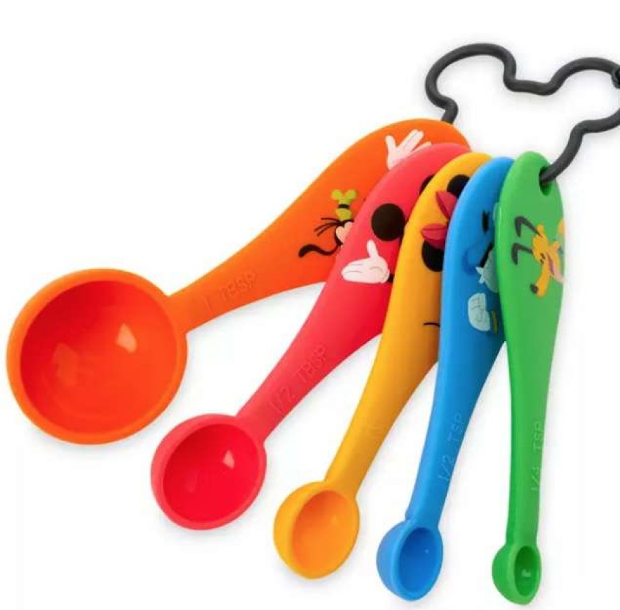 Accessories * | Disney Measuring Spoon Set Mickey Mouse And Friends