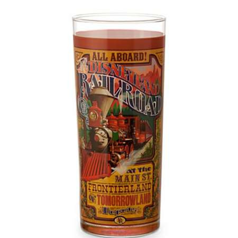 Glassware * | Disney Glass Tumbler Disneyland/Big Thunder Mountain Railroad Tall