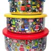 Accessories * | Disney Food Storage Containers Mickey Mouse And Friends