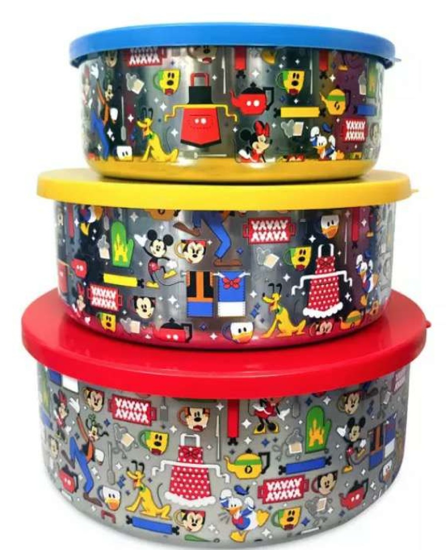 Accessories * | Disney Food Storage Containers Mickey Mouse And Friends