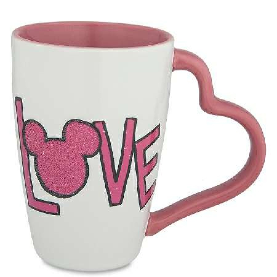 Mugs * | Disney Coffee Mug Mickey And Minnie Mouse Sweethearts Love