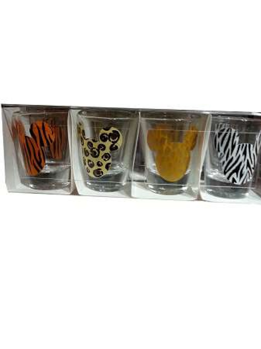 Glassware * | Disney Shot Glass Set Animal Mickey Mouse Icon