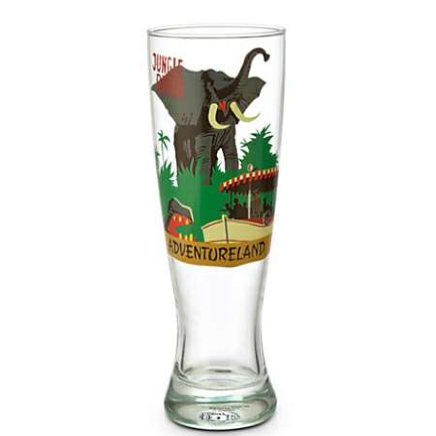 Glassware * | Disney Pilsner Glass Jungle Cruise Attraction Poster