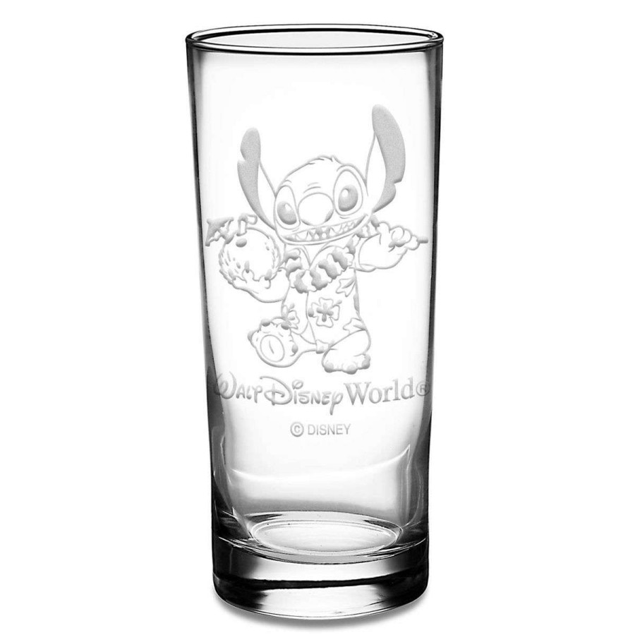 Glassware * | Disney Arribas Tumbler Glass Stitch Walt Disney World