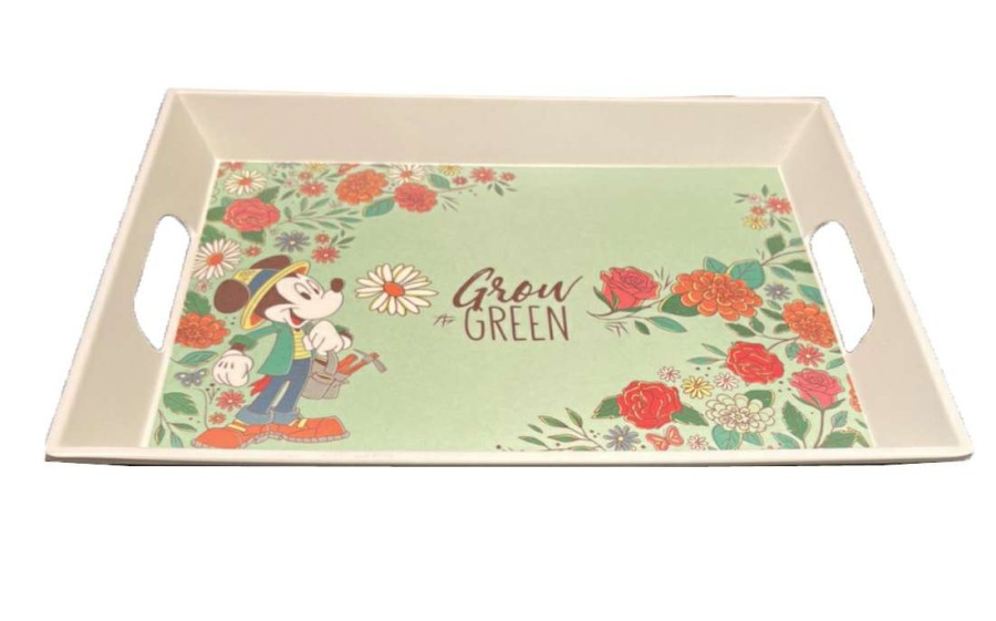 Accessories * | Disney Serving Tray 2022 Flower & Garden Festival Grow Green