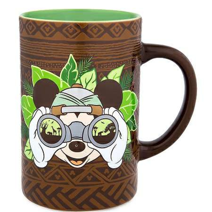 Mugs * | Disney Coffee Mug Mickey Mouse Safari Animal Kingdom